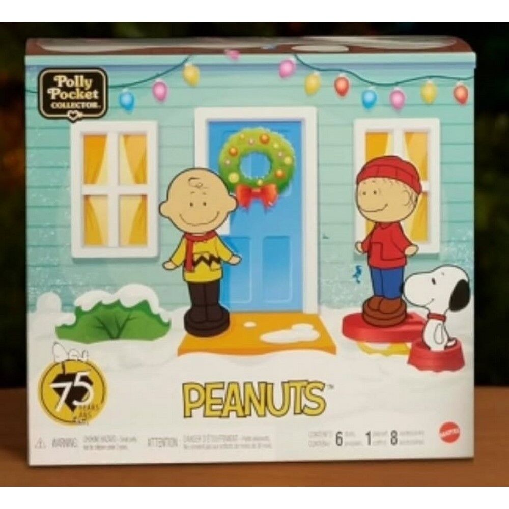 Polly Pocket Collector Peanuts Compact  75 Years of Peanuts