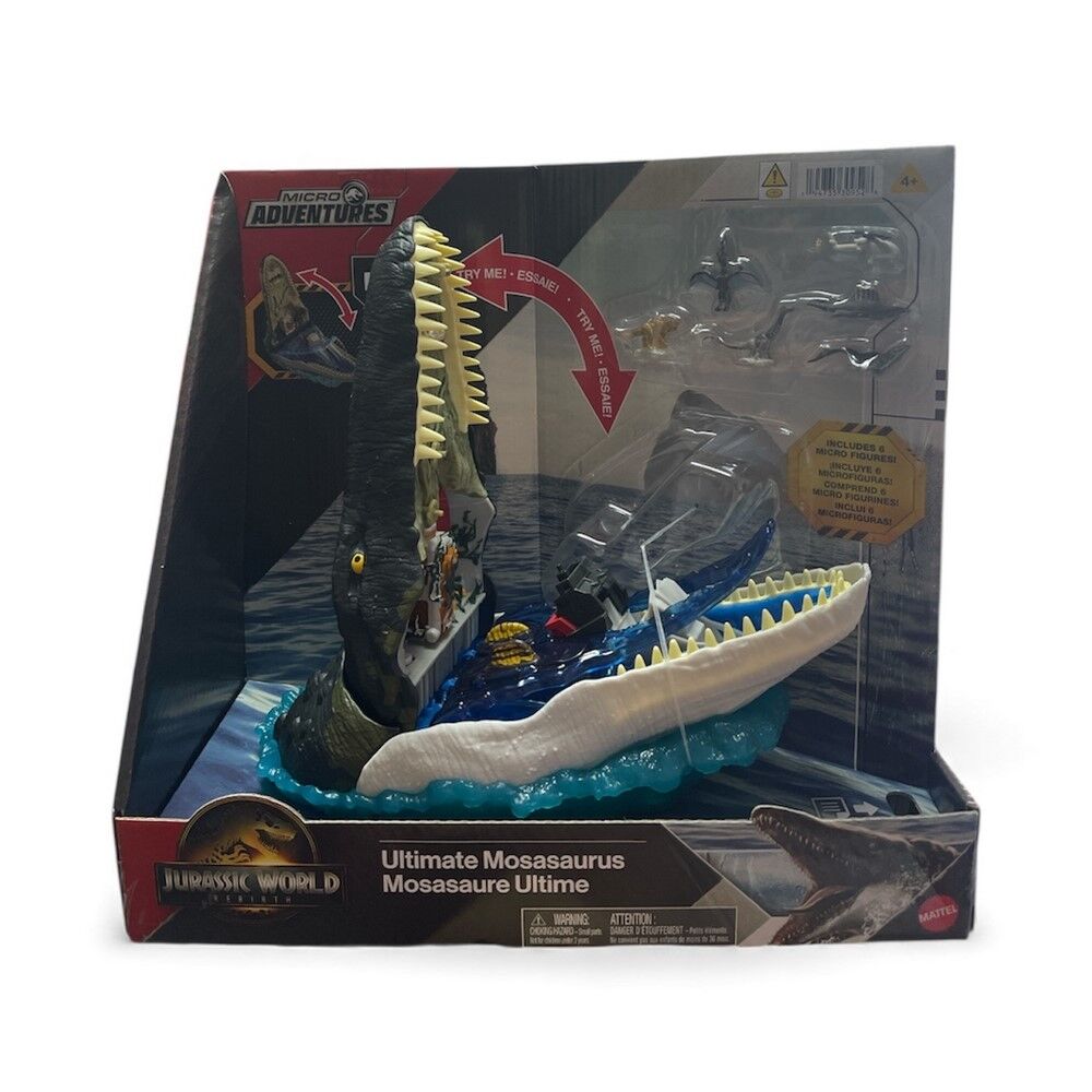 Jurassic World Rebirth  Micro Adventures Ultimate Mosasaurus
