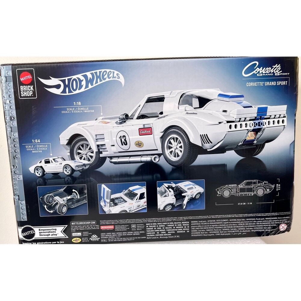 Hot Wheels Corvette Grand Sport Bricks