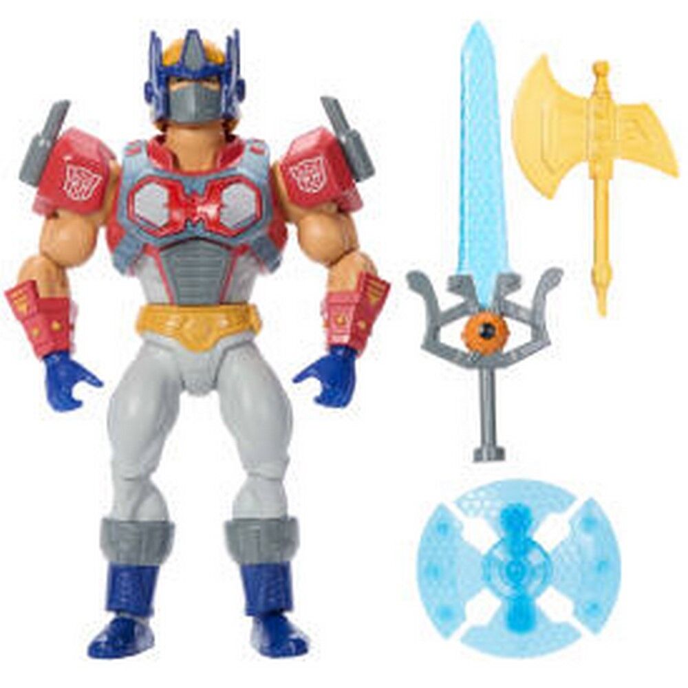 Masters Of The Universe X Transformers Optimus Prime Armor He-Man Action Figure