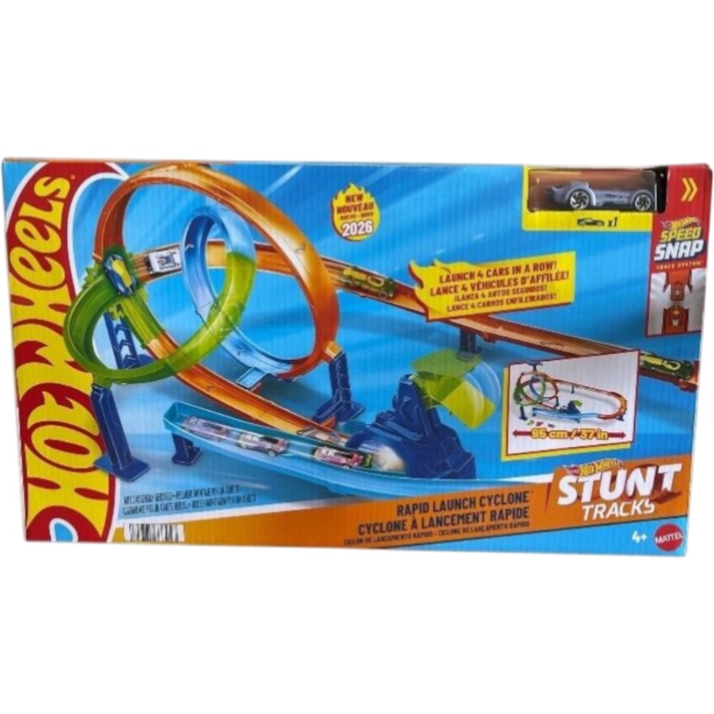 Hot Wheels Stunt Tracks 2026 - Rapid Launch Cyclone