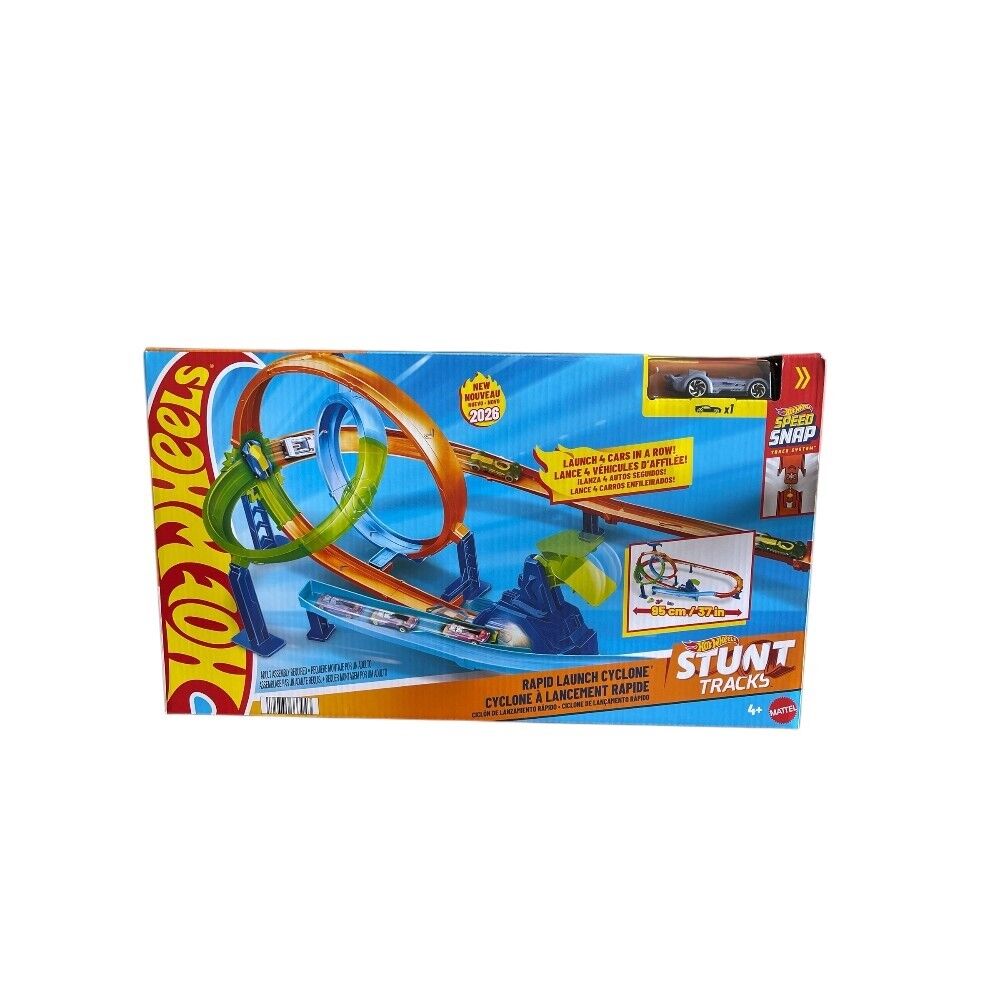 Hot Wheels Stunt Tracks 2026 - Rapid Launch Cyclone