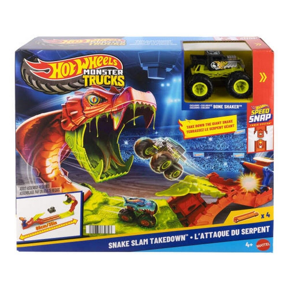 HW Monster Trucks Snake Slam Takedown Playset