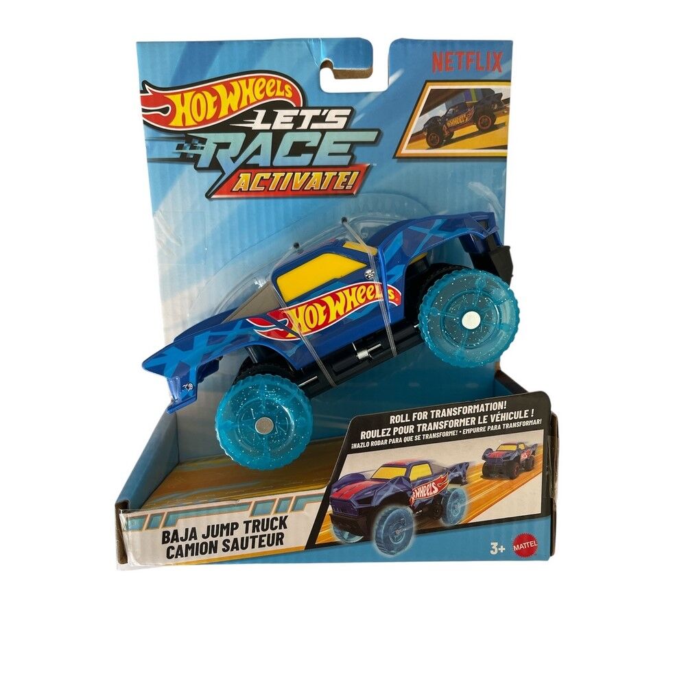 Hot Wheels Let's Race Activate - Baja Jump Truck Camion Sauteur