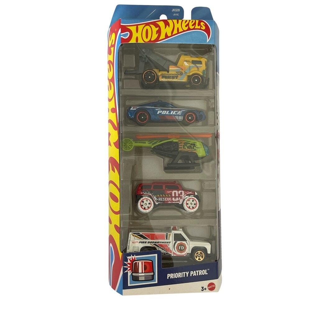 Hot Wheels 5-Pack - Priority Patrol