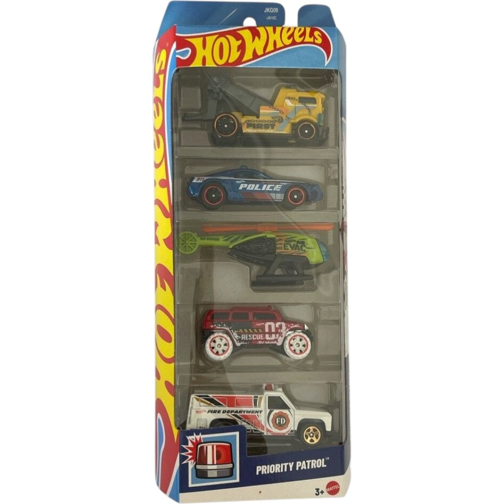Hot Wheels 5-Pack - Priority Patrol