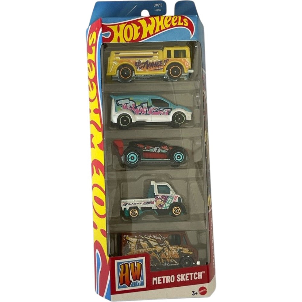 Hot Wheels 5-Pack - HW Metro Sketch