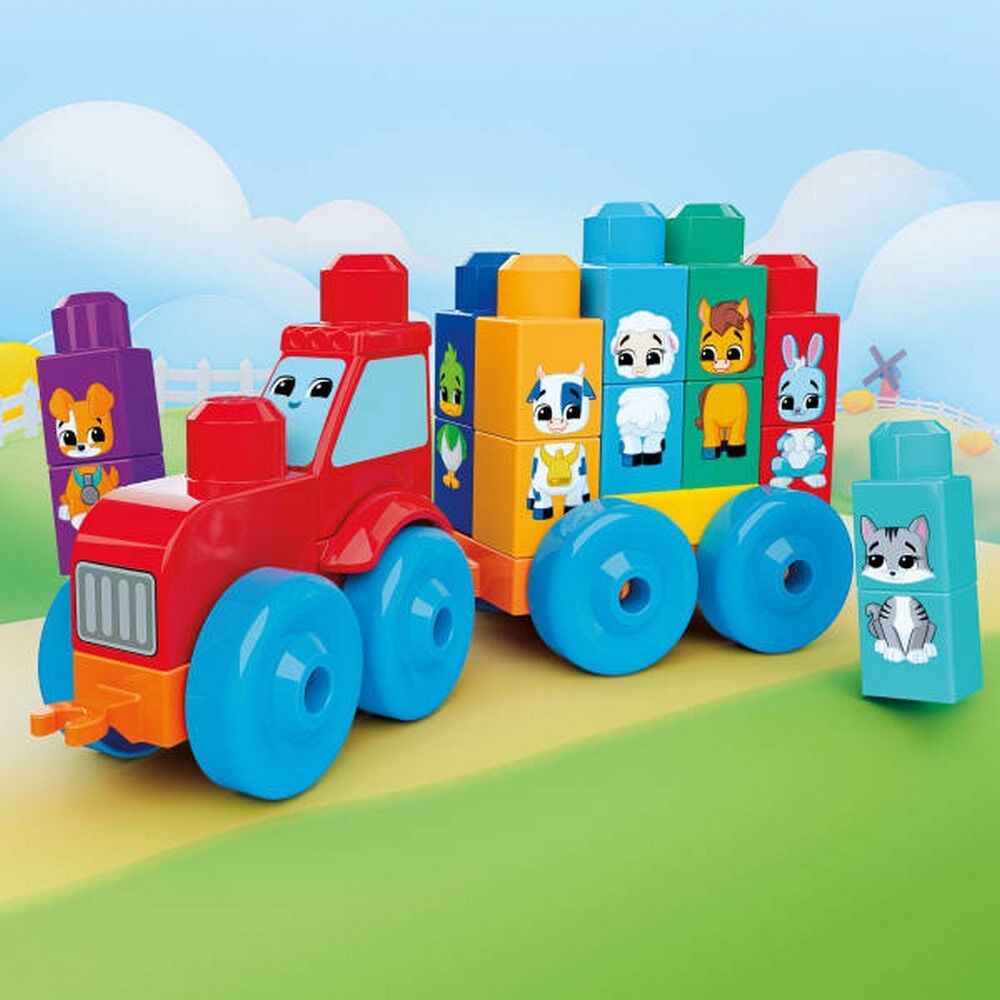 Mega Bloks Build & Match Animal Tractor