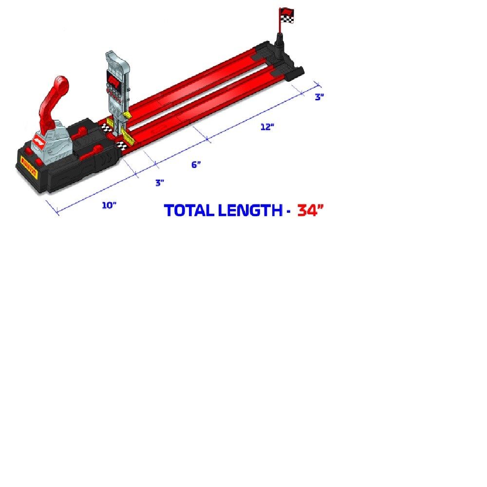 Hot Wheels Racing Formula 1 Grid Start Trackset  with Two Die-Cast Cars 1:64