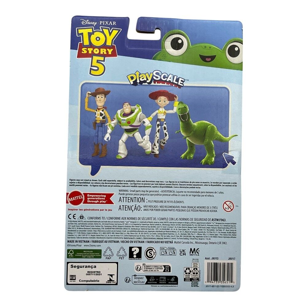 Disney Pixar Toy Story 5 Play Scale - Rex