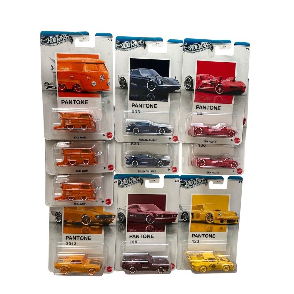 Hot Wheels Pantone Box of 10