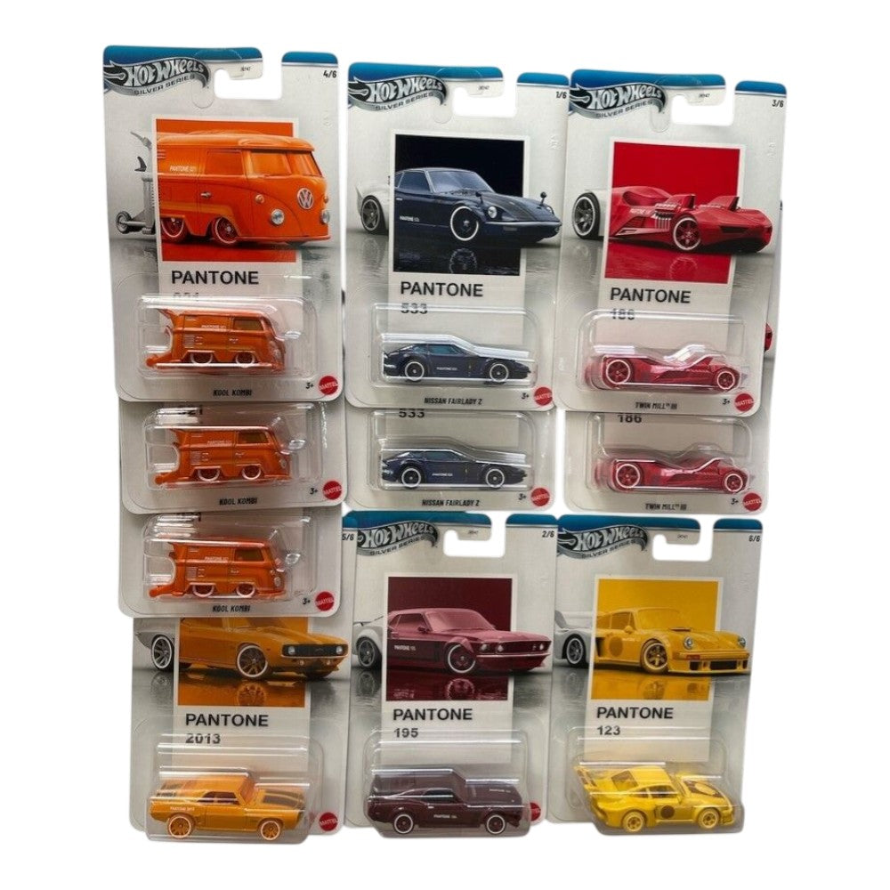 Hot Wheels Pantone Box of 10