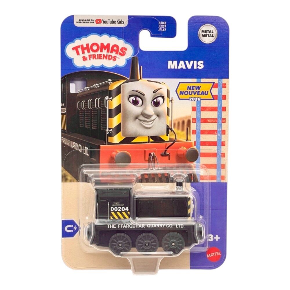 Thomas & Friends by Fisher-Price Die-Cast Push-Around Toy Train Engine - Mavis