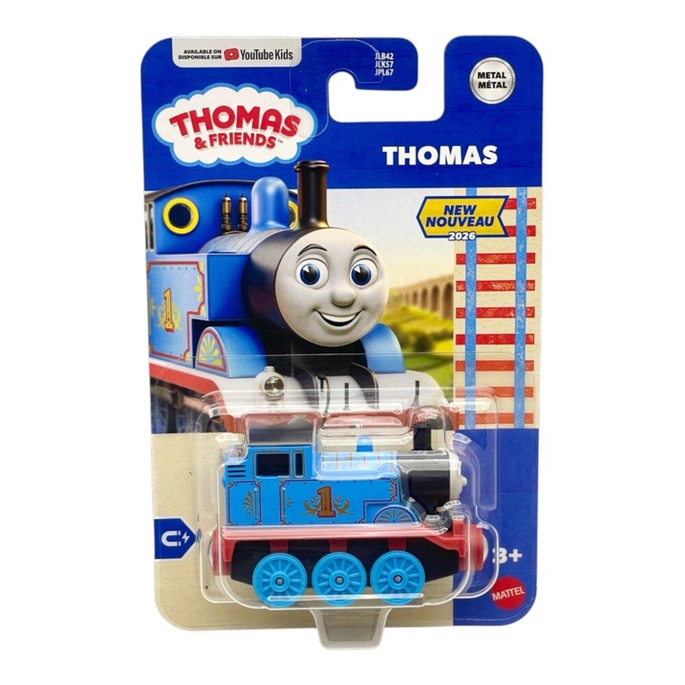 Thomas & Friends by Fisher-Price Die-Cast Push-Around Toy Train Engine - Thomas Gold Accent