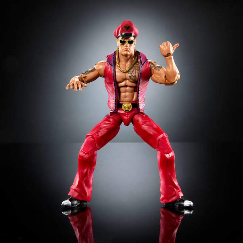 WWE X Street Fighter Action Figure - The Rock Final Boss
