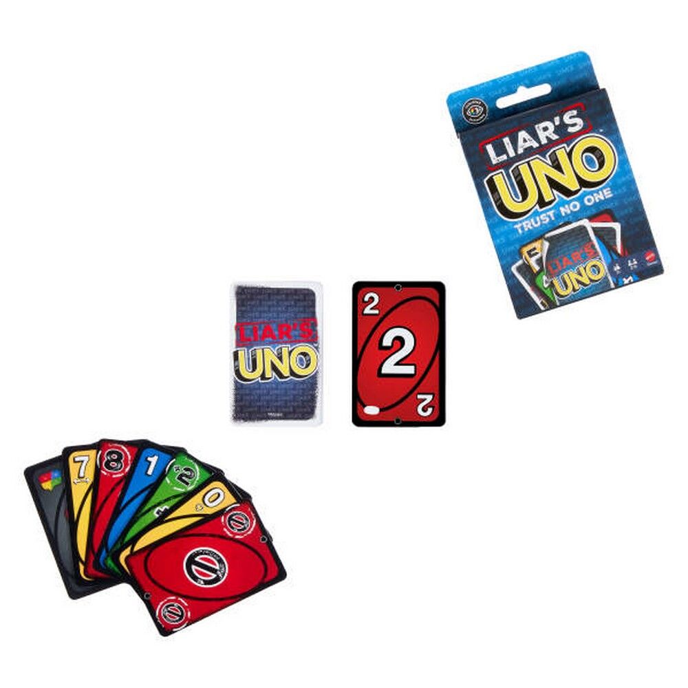 UNO Liars Edition Trust No One Card Game
