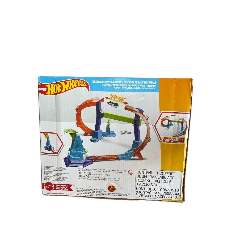 Hot Wheels Stunt Tracks - Corkscrew Jump Champion