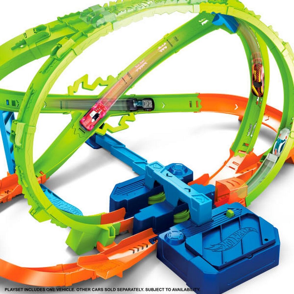 Hot Wheels Stunt Tracks Hypersphere Crash Playset