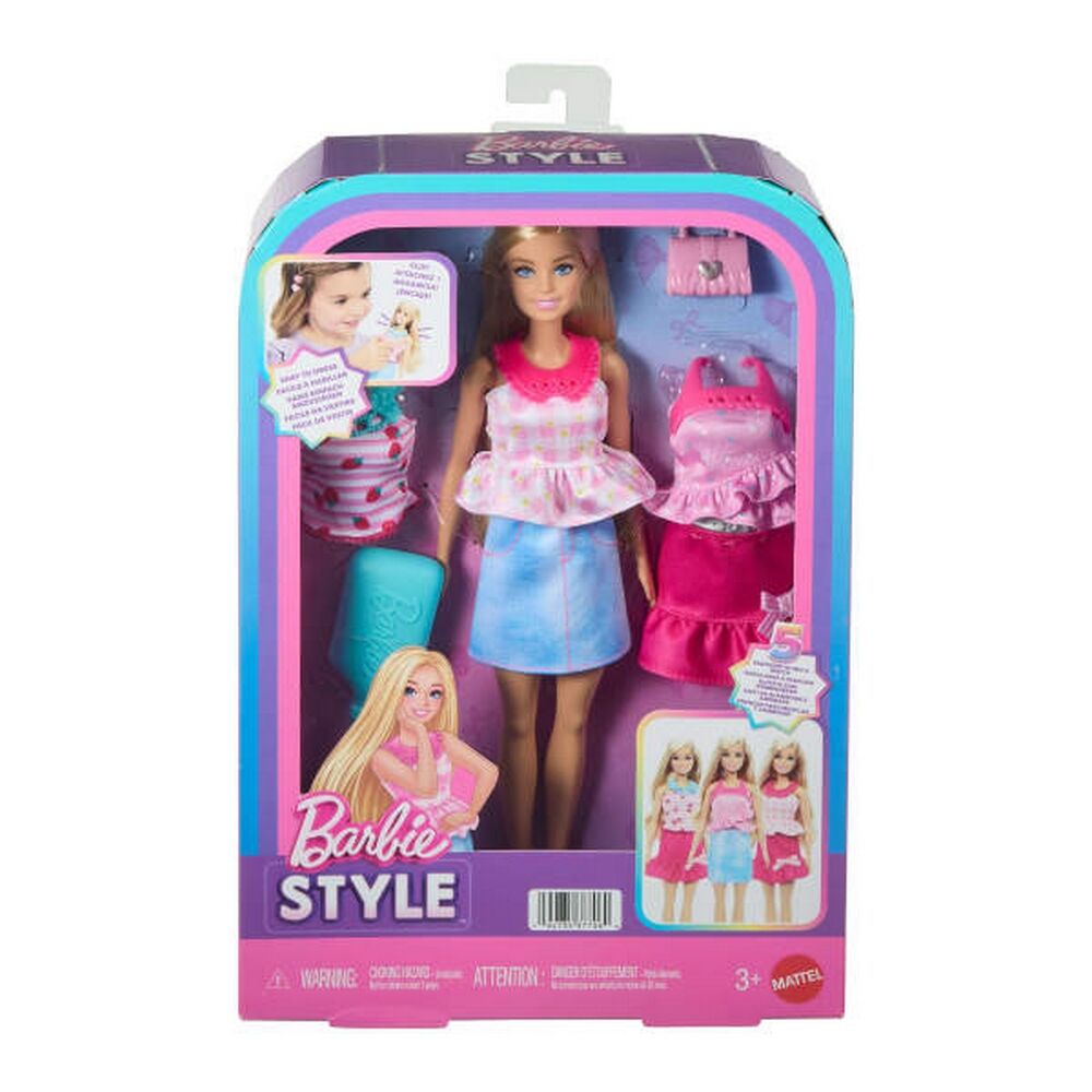 Barbie Style Spark Doll with 5 Fashion Looks & Accessories