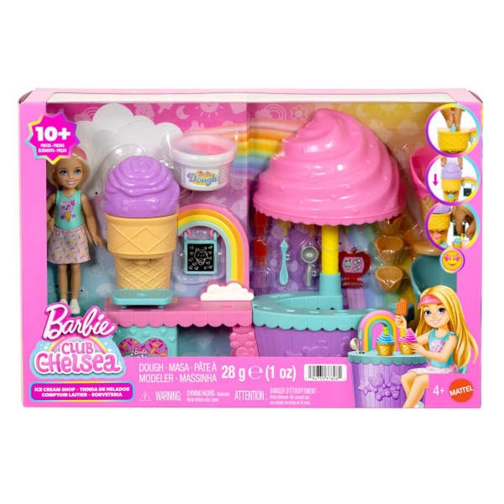 Barbie Club Chelsea Ice Cream Shop Playset with Chelsea Doll