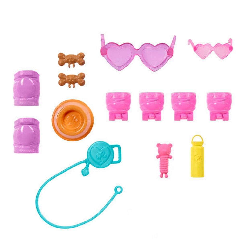 Barbie Pets Skate and Run Pup Doll with Puppy & Skating Accessories