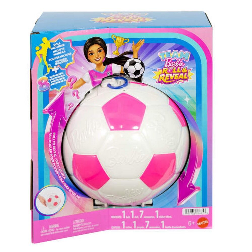 Barbie Team Barbie Roll and Reveal Tennis Player Doll and Accessories