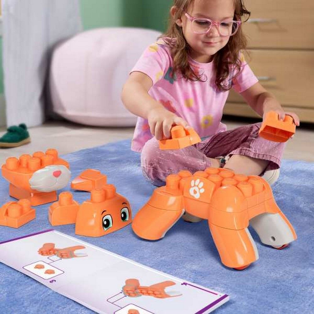 Mega Bloks 3-in-1 Rolling Kitten 25-Piece Building Toy