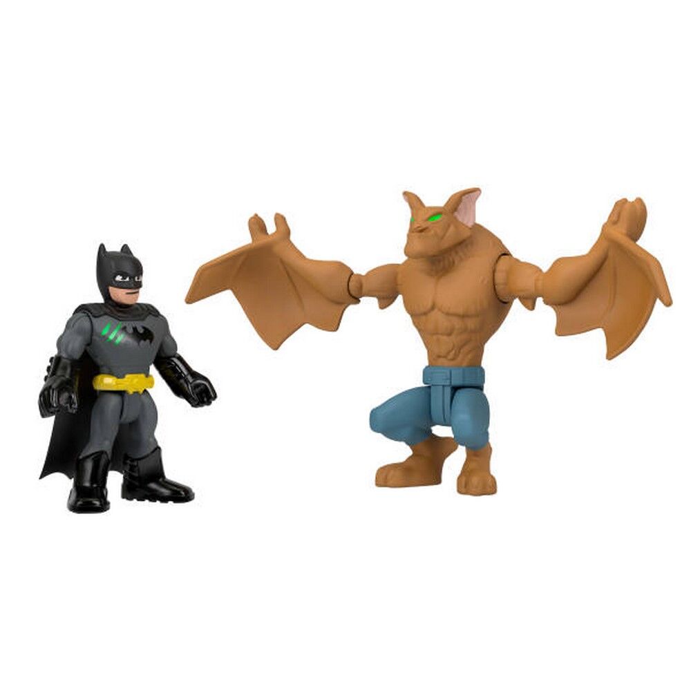 Imaginext DC Super Friends Batcopter vs Man-Bat Set with Batman