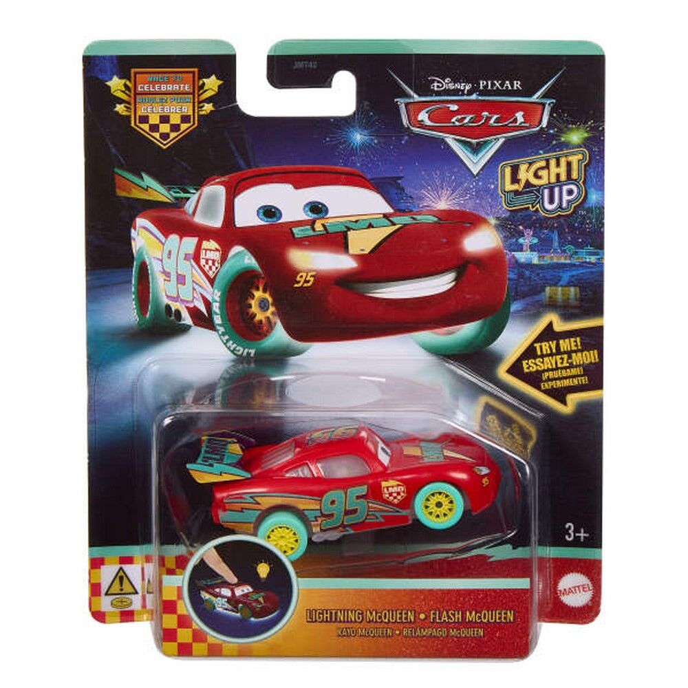 Disney Pixar Cars Light Up Lightning McQueen Die-Cast Vehicle