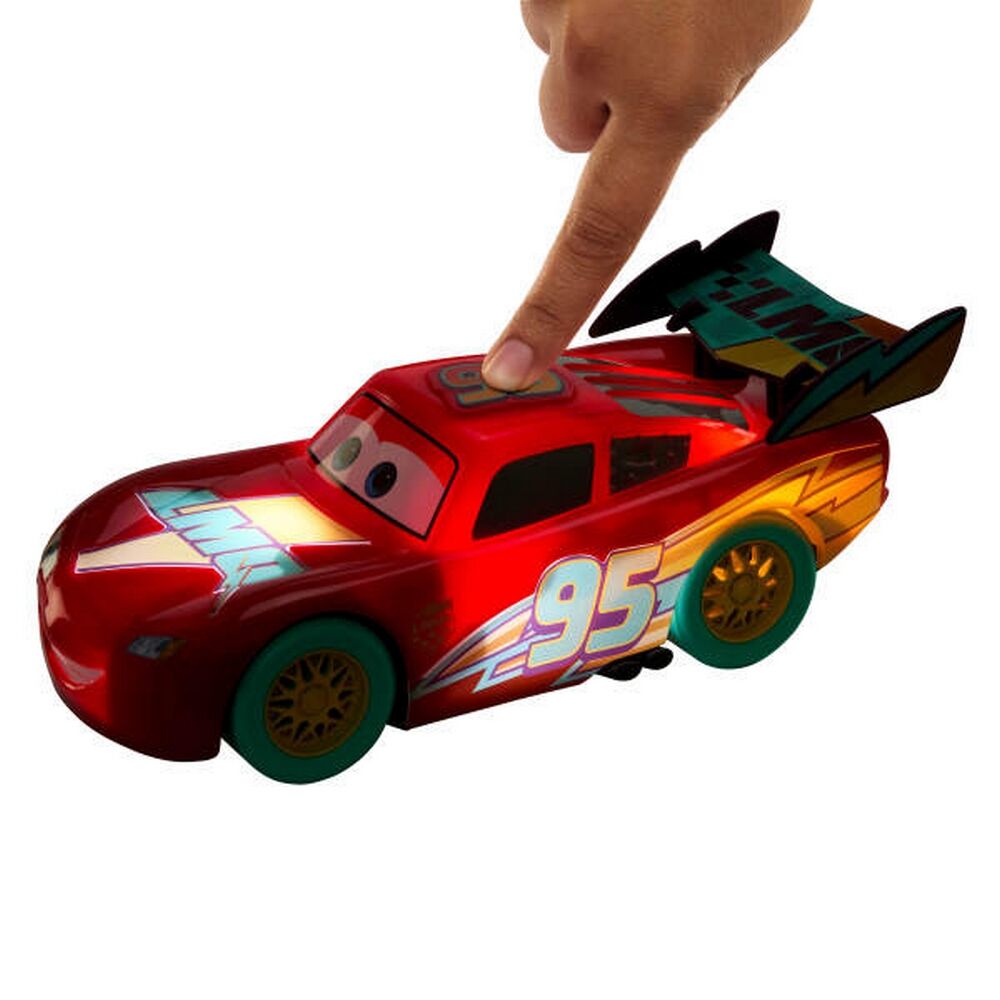 Disney and Pixar Cars Race to Celebrate Light & Sounds Lightning McQueen Vehicle
