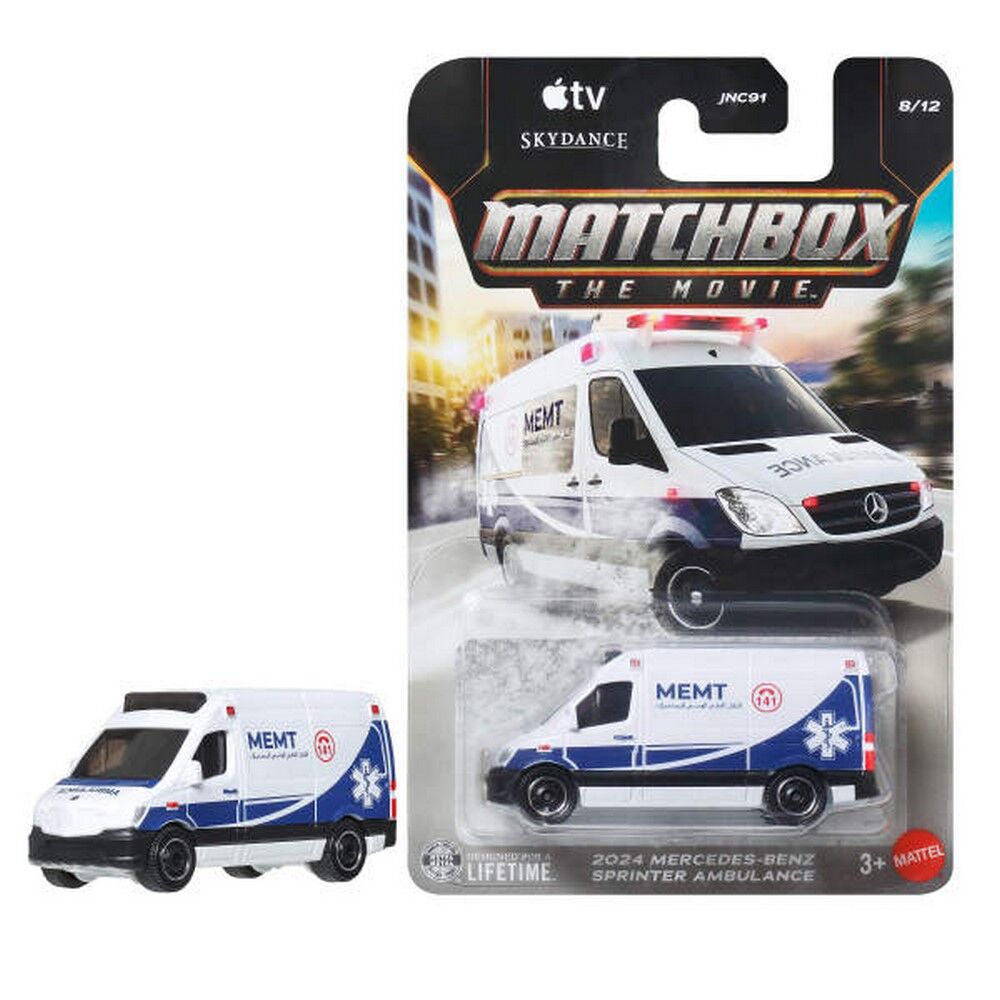 Matchbox The Movie 2024 Mercedes-Benz Sprinter Ambulance 8/12