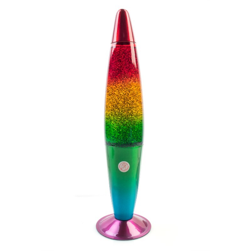Glitter Lamp - Rainbow