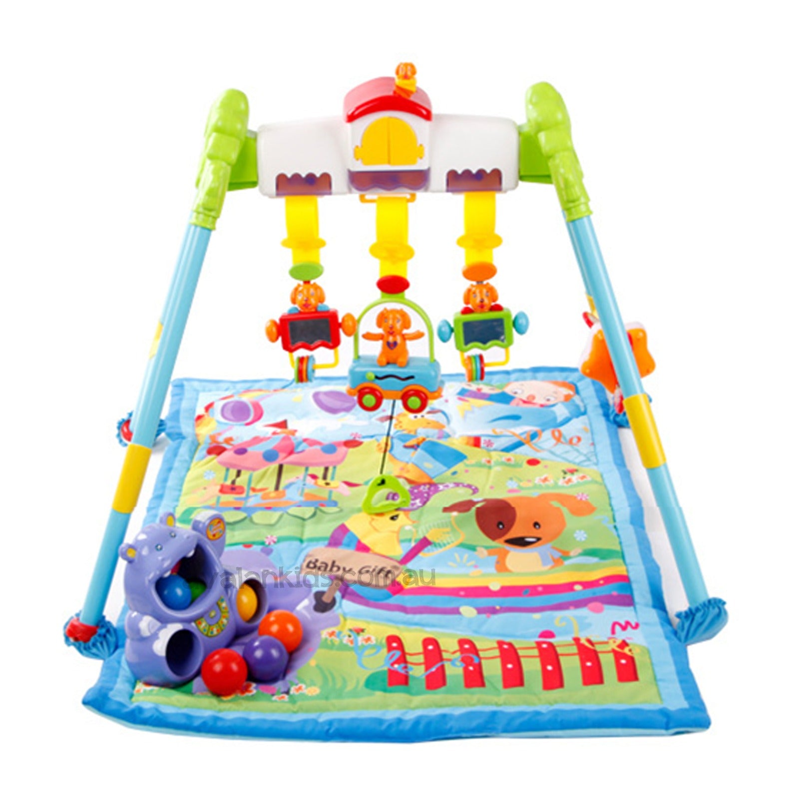 Trapeze & Hippo Activity Mat