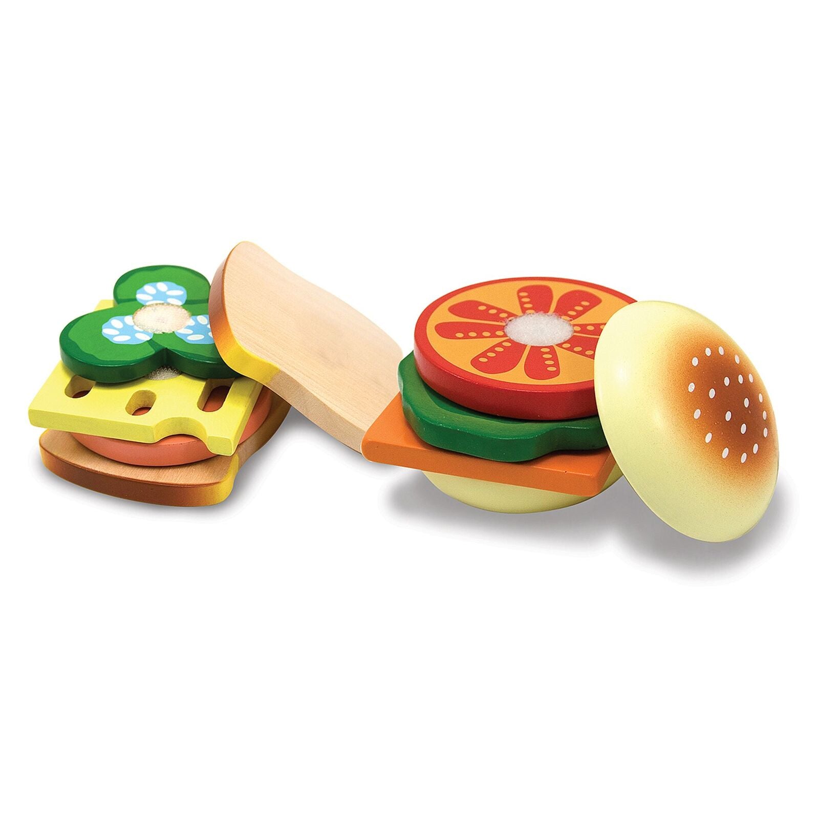 Melissa & Doug - Wooden Sandwich Making Play Set