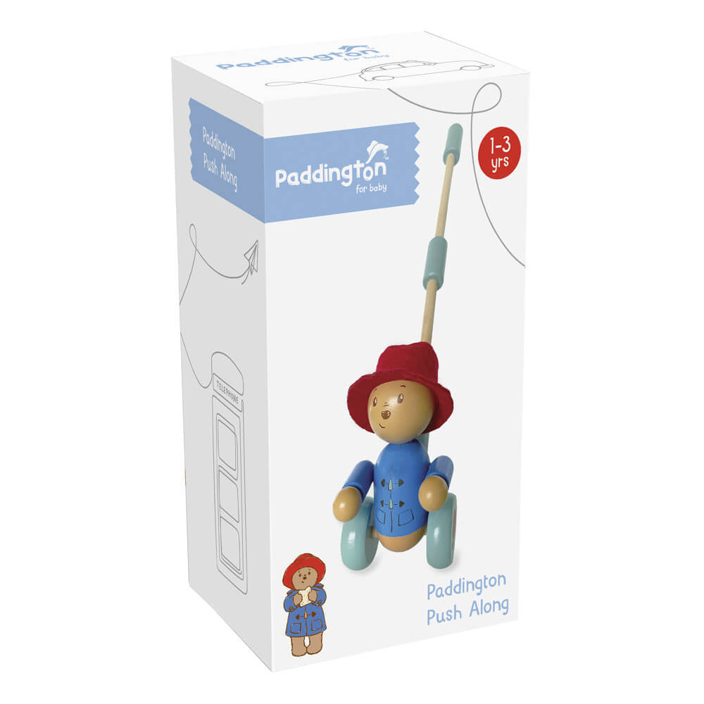 Paddington for Baby Wooden -  Paddington Push Along