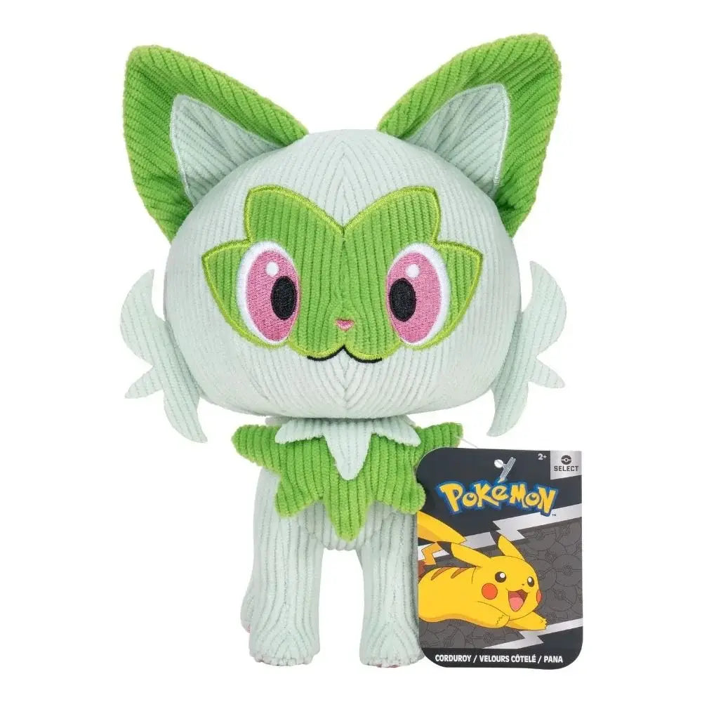 Pokemon Select Corduroy Plush 8" - Sprigatito