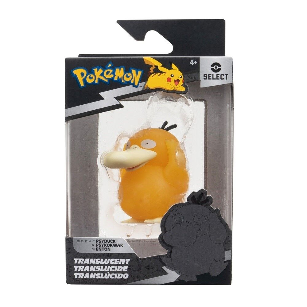 POKEMON-SELECT TRANSLUCENT 3'' BATTLE FIGURE - PSYDUCK