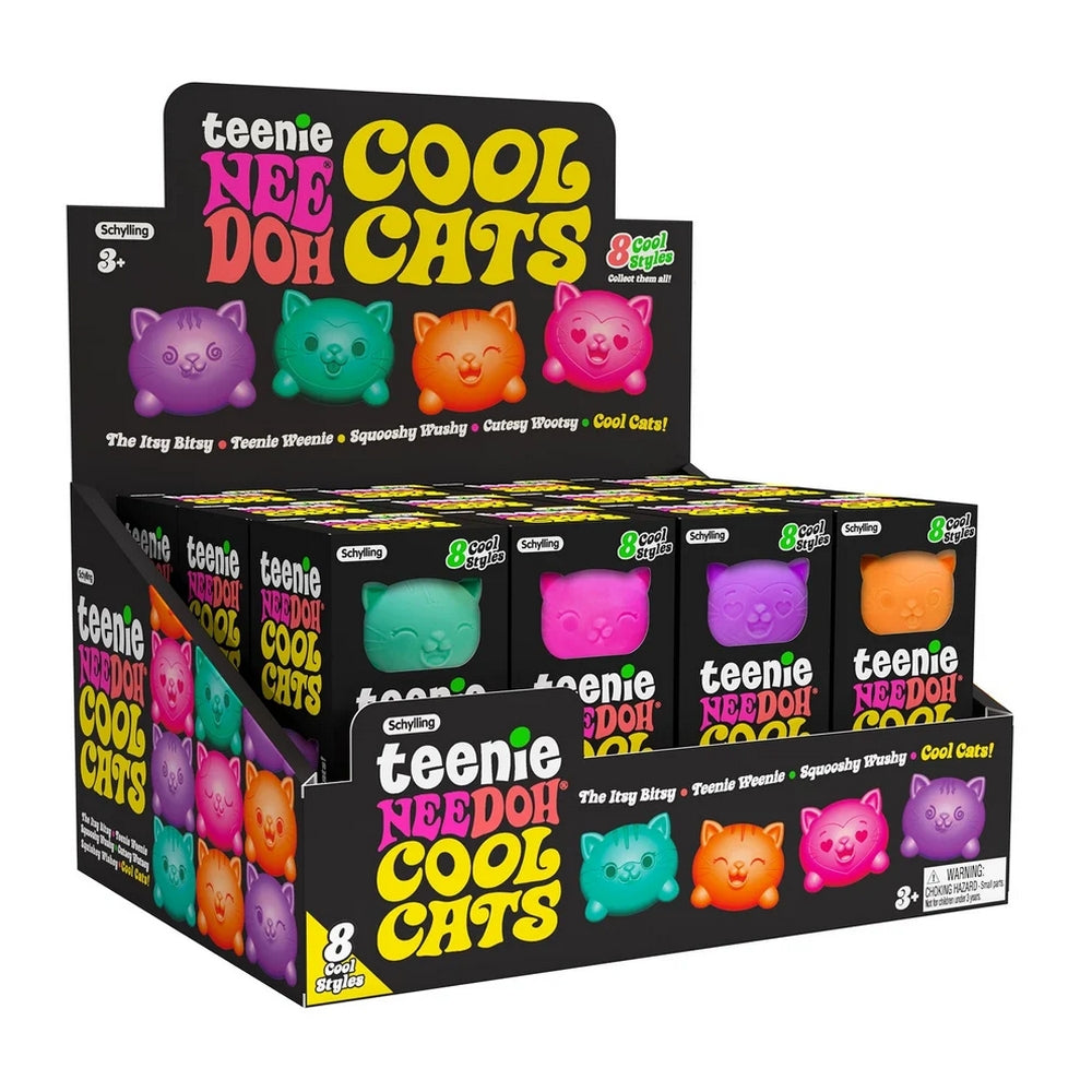 Needoh - Cool Cats Teenie 3 Pack Randomly Selected