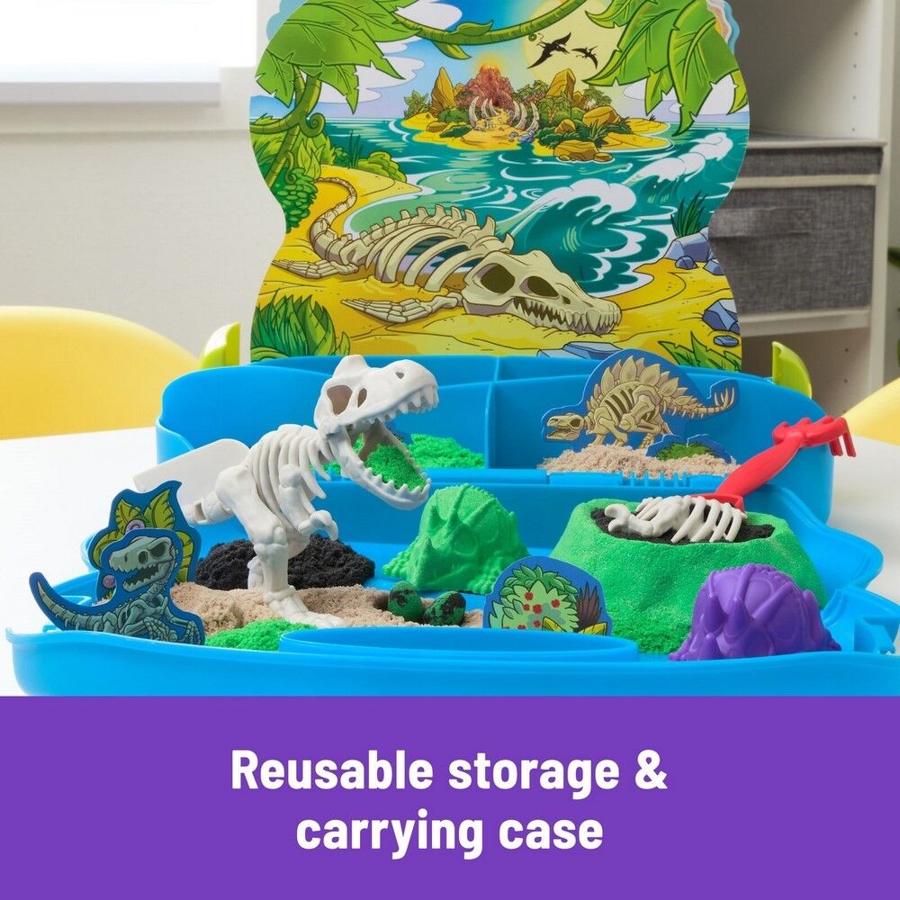 Kinetic Sand Playset T-Rex Dig Coffret Dinosaure