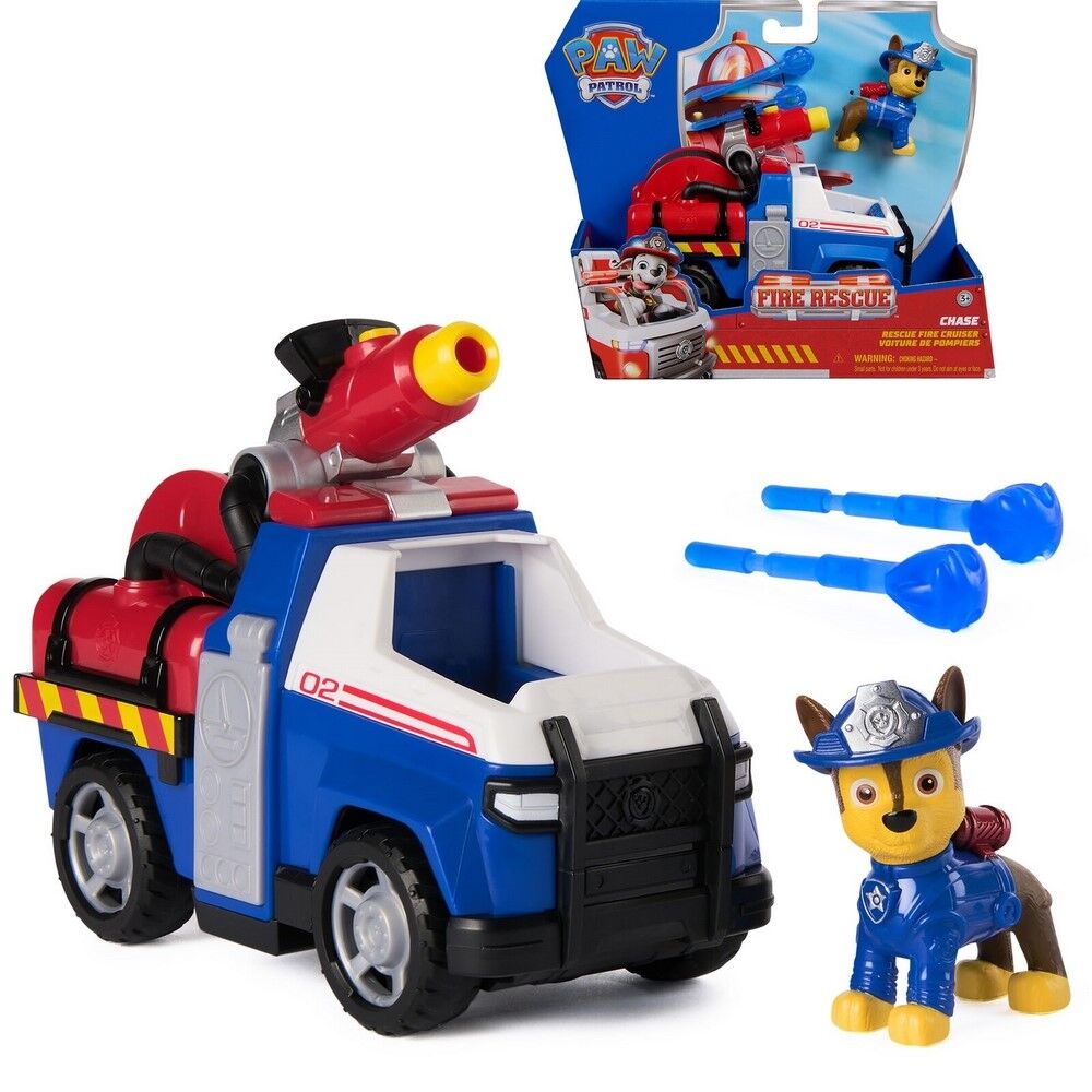 Paw Patrol Fire Rescue Cruiser - Chase Solid