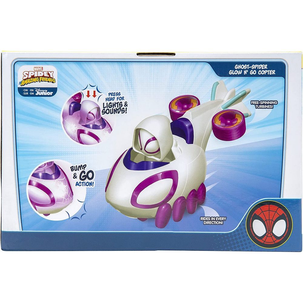 Spidey and his Amazing Friends - Ghost Spider Glow N Go Copter