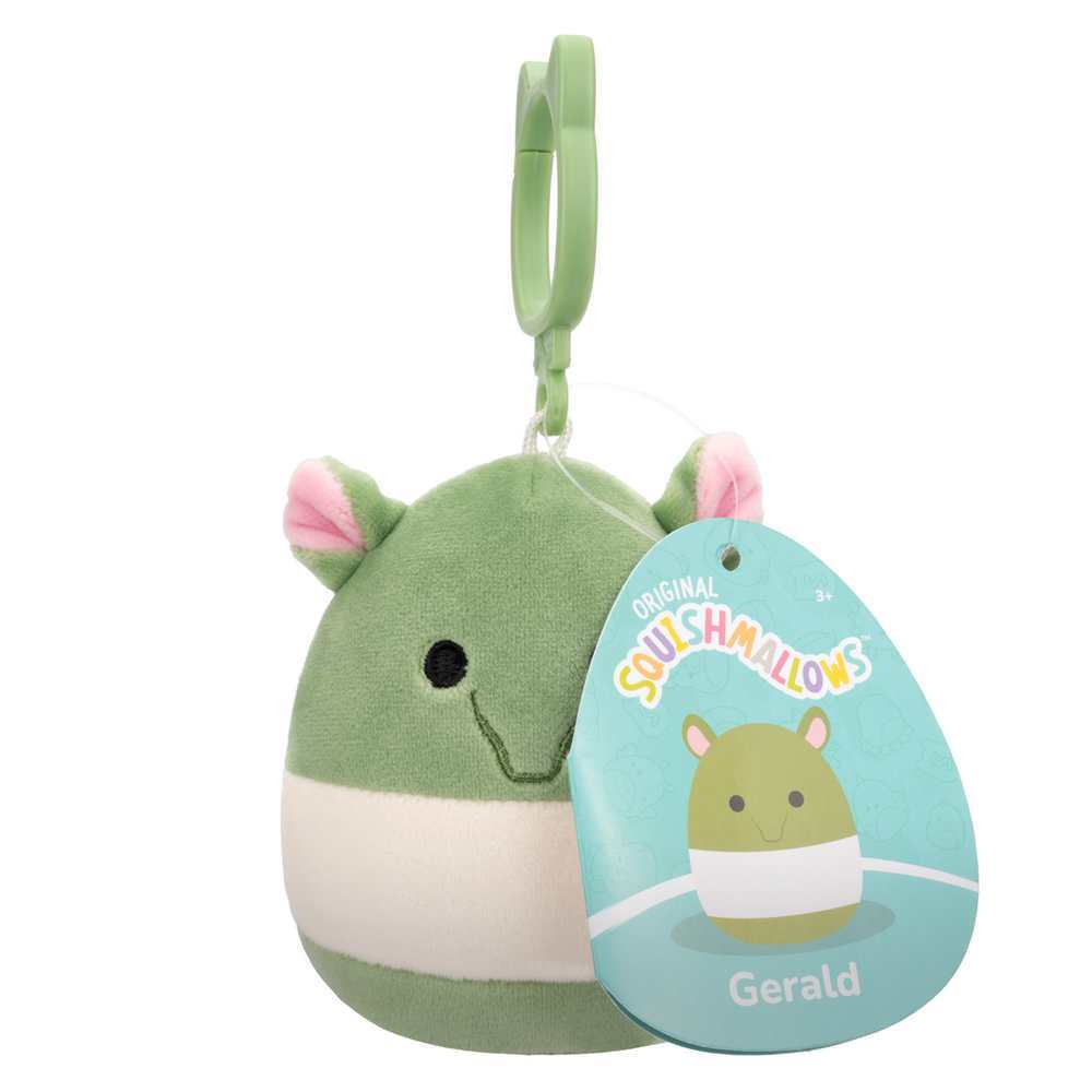 Squishmallows 3.5" Clip On - Gerald the Tapir