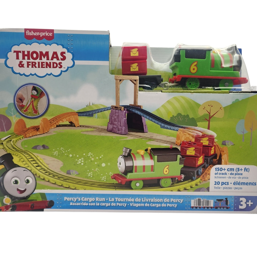 Fisher-Price Thomas & Friends Percy’s Cargo Run 20-Piece Track Set – Damaged Packaging