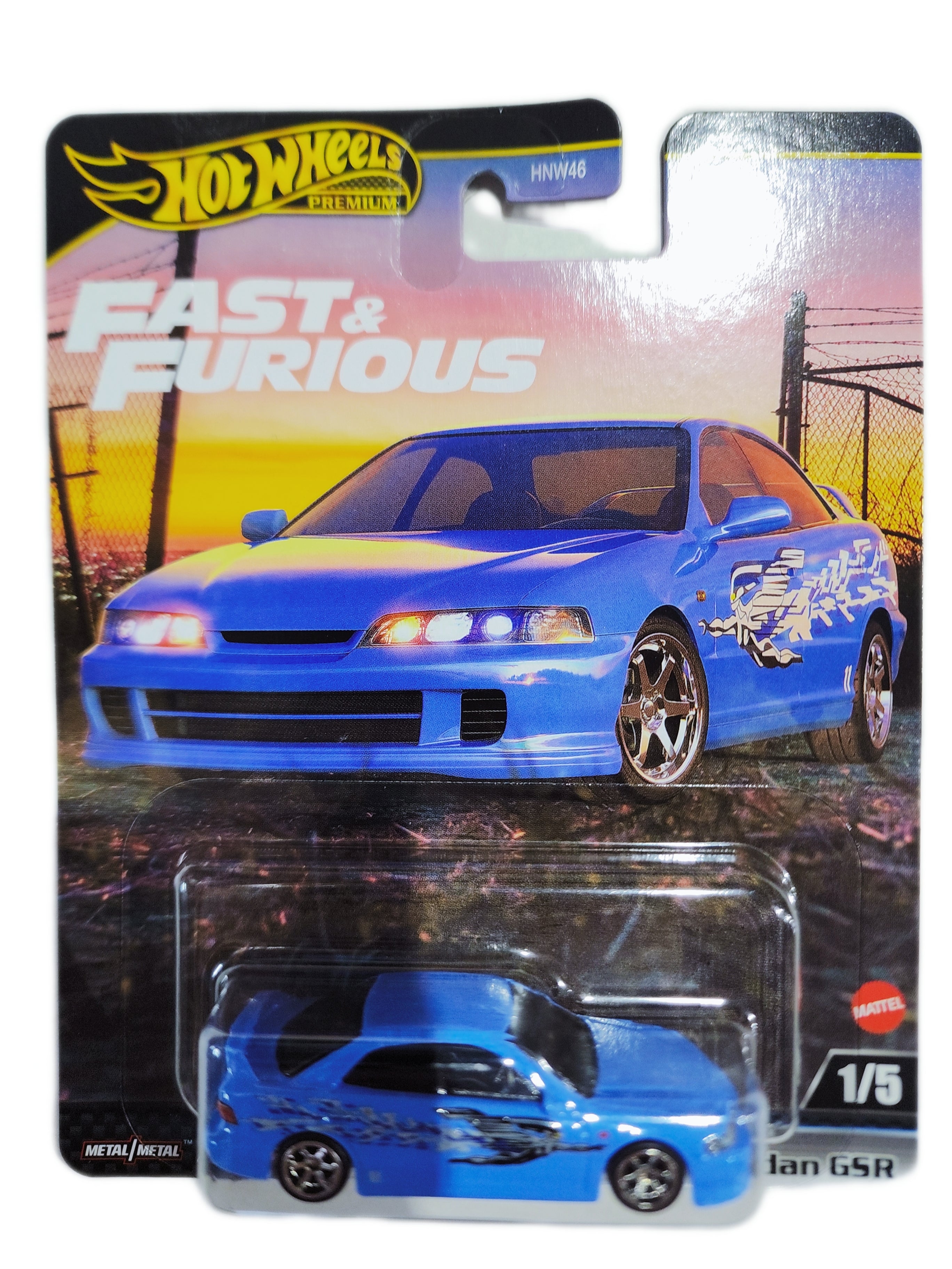 Hot Wheels Fast & Furious Custom Acura Integra Sedan GSR