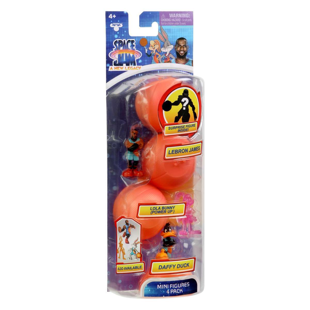 Space Jam Mini Figures 4 Pack Tune Squad + Starting Line Up
