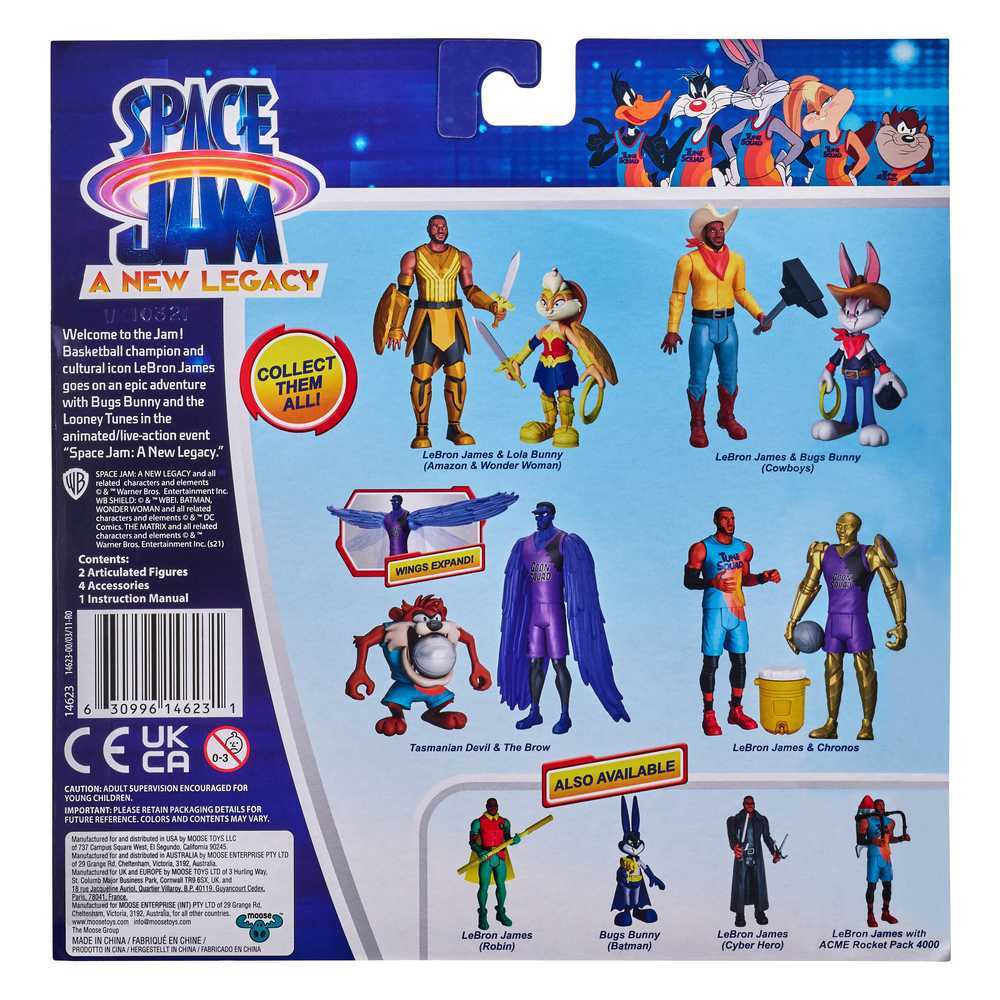 Space Jam A New Legacy LeBron James with Acme Rocket Pack 4000 5 Action Figure