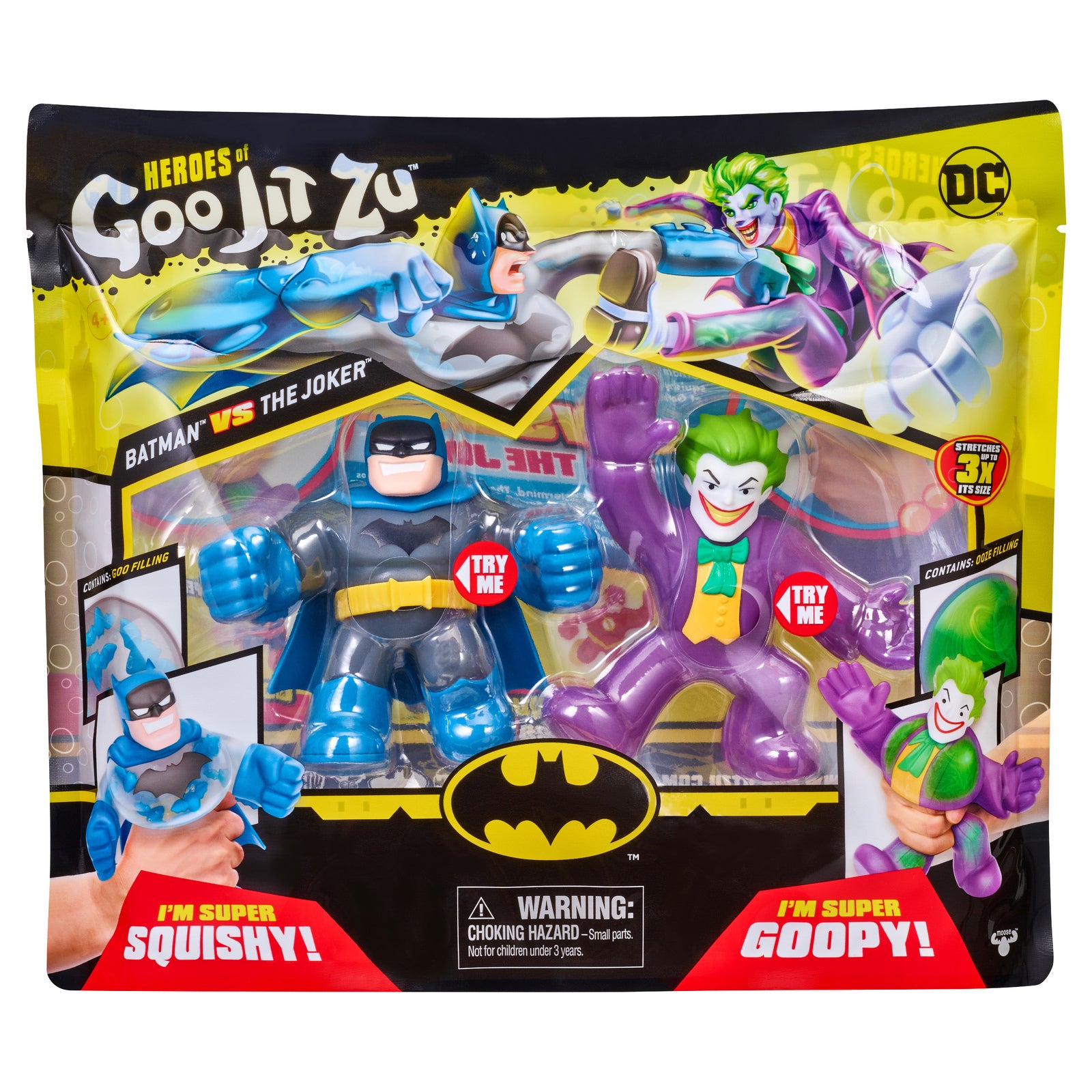 Heroes Of Goo Jit Zu DC Versus Pack - Batman vs The Joker