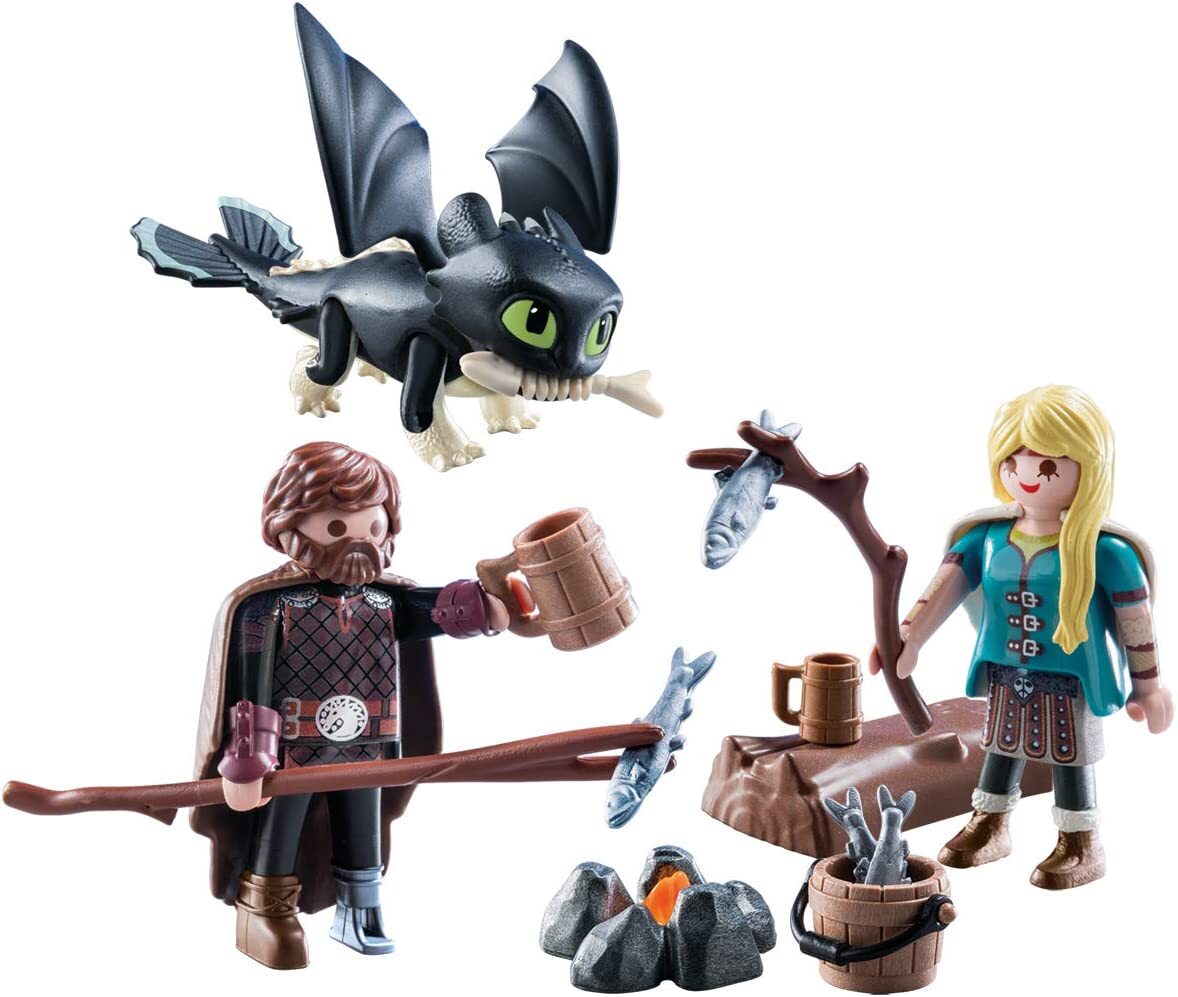 Playmobil Dragons Viking Children with Baby Dragons