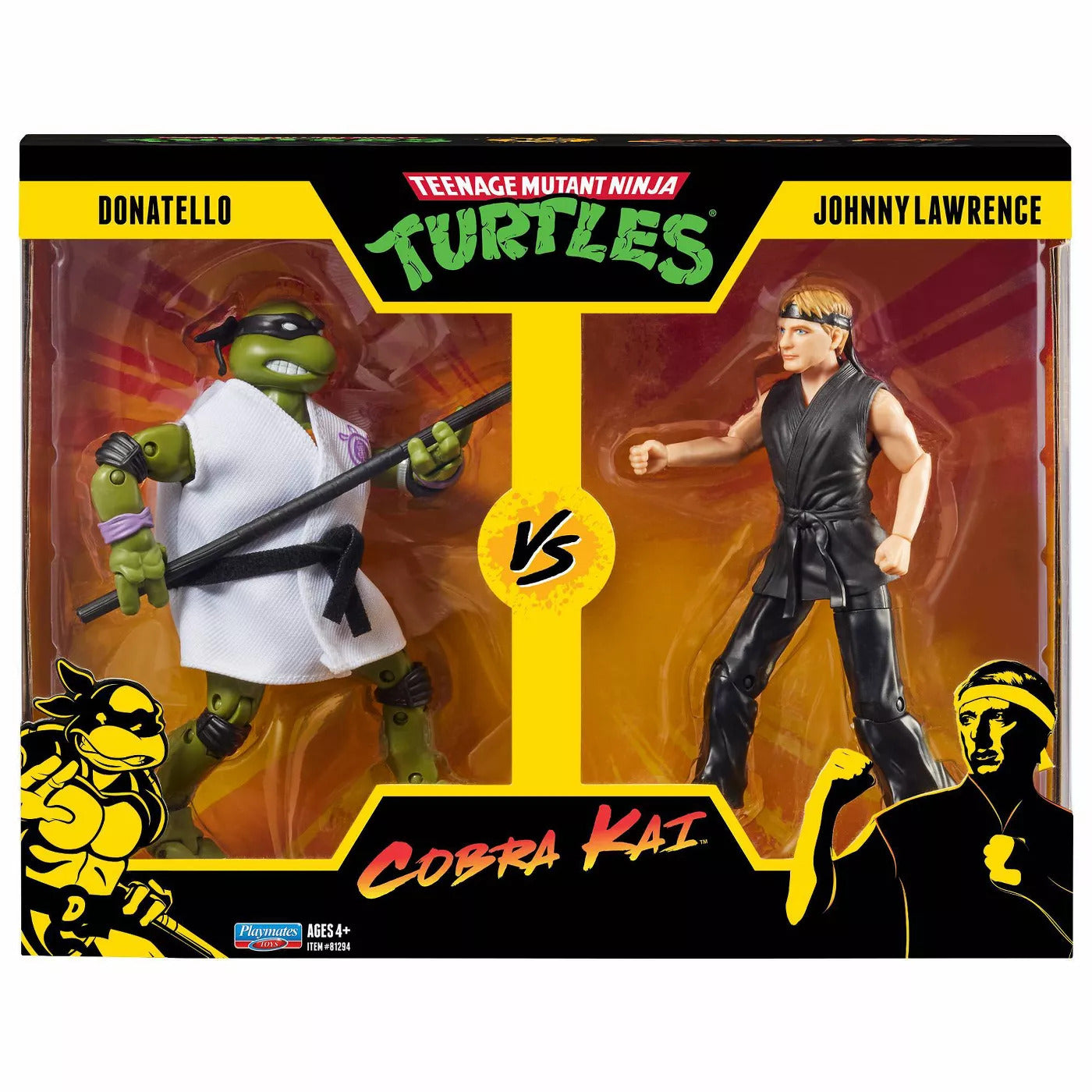 TMNT vs Cobra Kai 2 Pack - Donatello vs Johnny Lawrence
