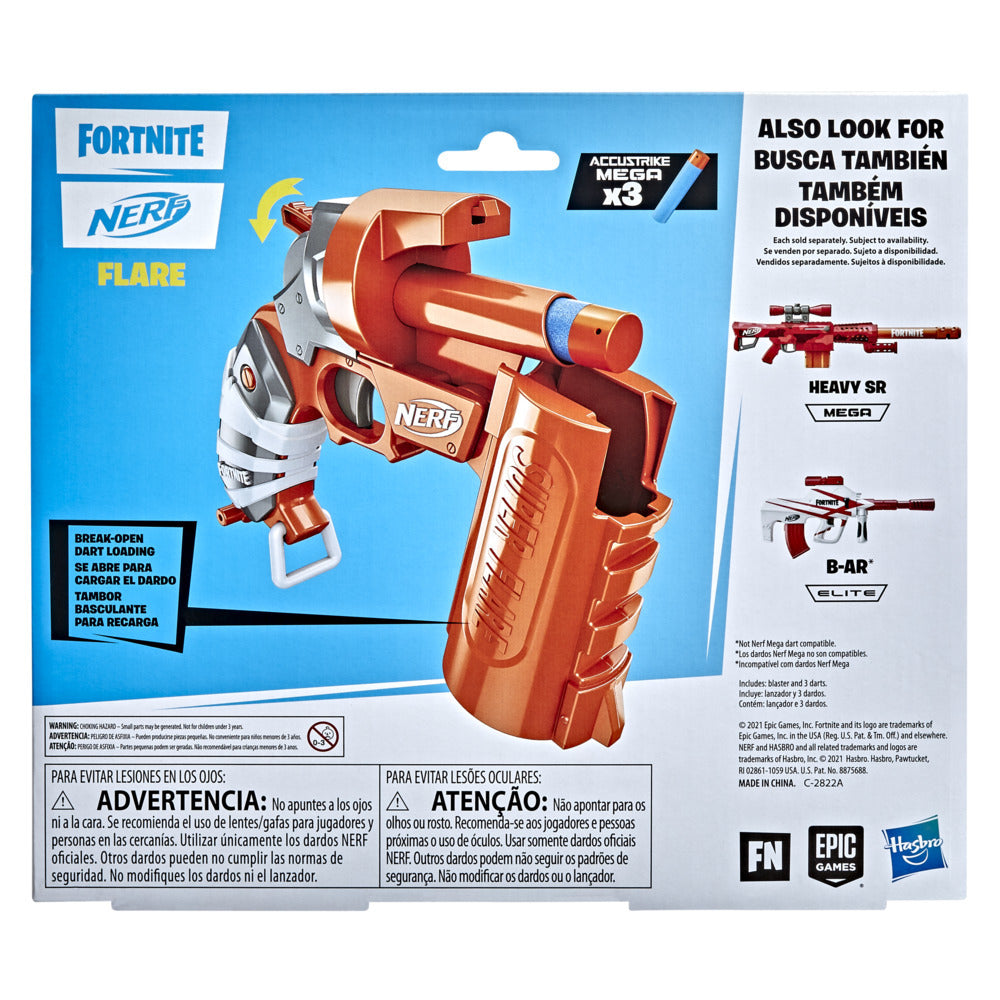 Flare Lança Dardos Nerf Fortnite - Hasbro F3368 - Noy Brinquedos